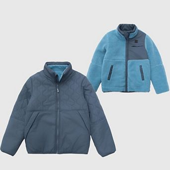 Boys' Rokka&Rolla Reversible Fleece Puffer Jacket