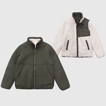 Boys' Rokka&Rolla Reversible Fleece Puffer Jacket