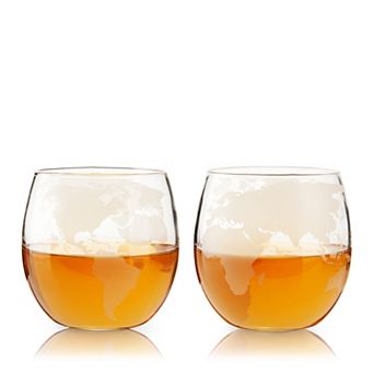 Globe Whiskey Tumblers by Viski®