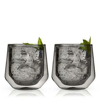 Double Walled Aurora Tumblers in Smoke (set of 2) by Viski