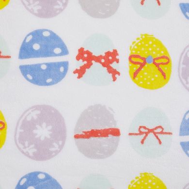 Kate Aurora Multi Easter Eggs Ultra Soft and Plush Oversized Accent Throw Blanket