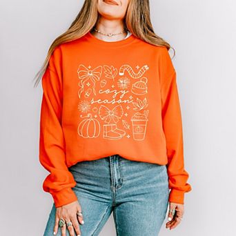 Cozy Season Coquette Icons - Womens Sweatshirt