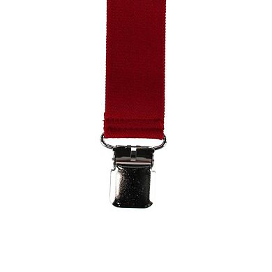 Welch Men's Big & Tall Elastic 1.5 Inch Y-Back Clip End Suspenders