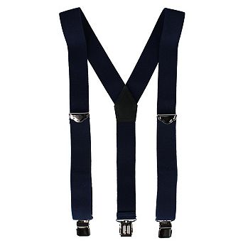 Welch Men's Big & Tall Elastic 1.5 Inch Y-Back Clip End Suspenders