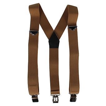 Welch Men's Big & Tall Elastic 1.5 Inch Y-Back Clip End Suspenders