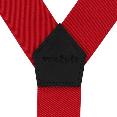 Welch Men's Big & Tall 2 Inch Elastic Y-Back Clip End Suspenders