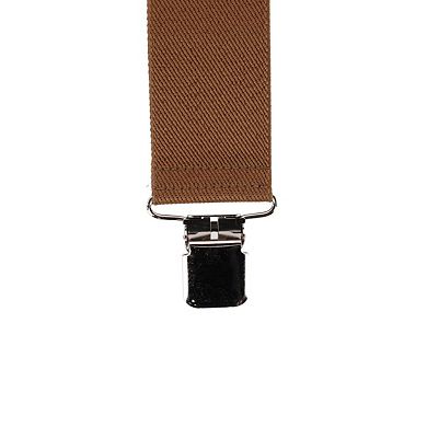 Welch Men's 2 Inch Elastic Y-Back Clip End Suspenders