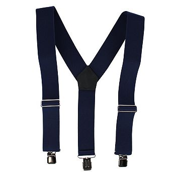 Welch Men's 2 Inch Elastic Y-Back Clip End Suspenders