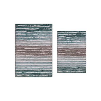 Bathroom Rugs, Soft Microfiber Bath Mats Set, Absorbent & Quick Drying, Non-Slip Backing, Washable