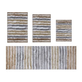 Bathroom Rugs,Soft Microfiber Bath Mats, Absorbent & Quick Drying, Non-Slip Rubber Backing,Washable