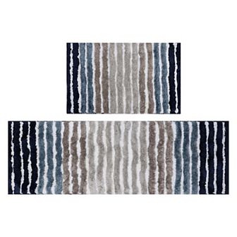 Bathroom Rugs,Soft Microfiber Bath Mats, Absorbent & Quick Drying, Non-Slip Rubber Backing,Washable