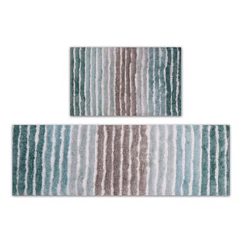 Bathroom Rugs,Soft Microfiber Bath Mats, Absorbent & Quick Drying, Non-Slip Rubber Backing,Washable