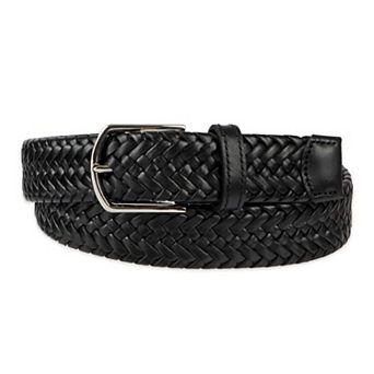 Men's Haggar® Braided Leather Belt With Premium Comfort Stretch