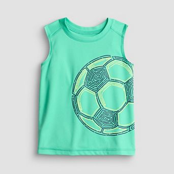 Baby & Toddler Boys Jumping Beans® Soccer Ball Active Muscle Tank Top