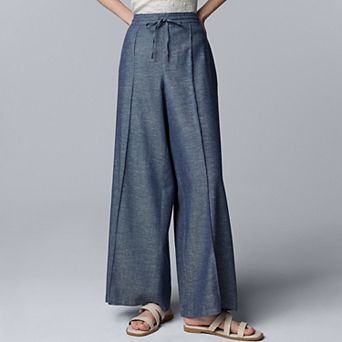 Petite Simply Vera Vera Wang Wide Leg Pants