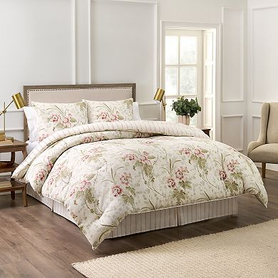Waverly Stonington 4-pc. Comforter Set with Bed Skirt