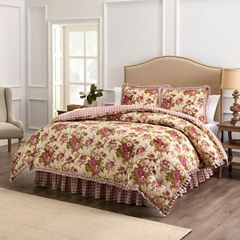 Waverly Norfolk 4 pc Comforter Set with Bed Skirt