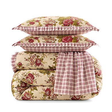 Waverly Norfolk 4-pc. Comforter Set with Bed Skirt