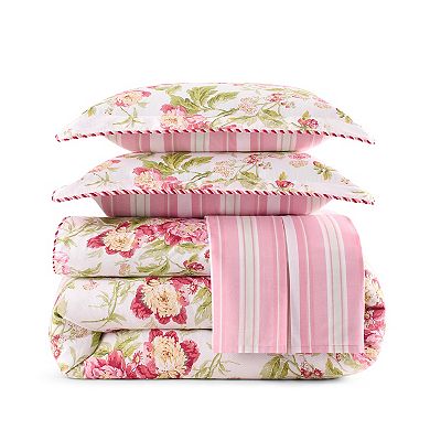 Waverly Forever Peony 4-pc. Comforter Set with Shams