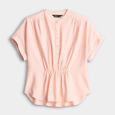 Women's Simply Vera Vera Wang Ruched Waist Top