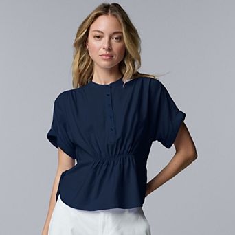 Women's Simply Vera Vera Wang Ruched Waist Top