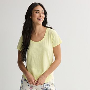Women's Sonoma Goods For Life® Everyday Short Sleeve Scoop Tee