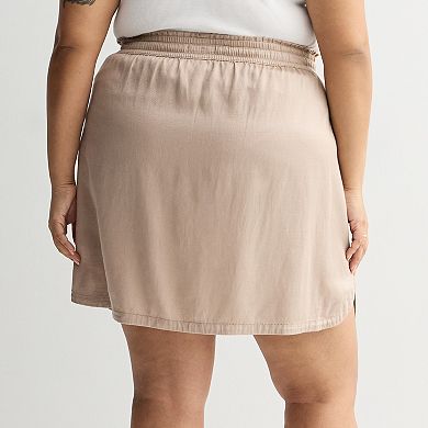 Plus Size Sonoma Goods For Life® Utility Skirt