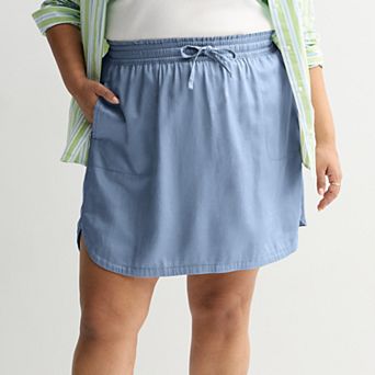 Plus Size Sonoma Goods For Life® Utility Skirt