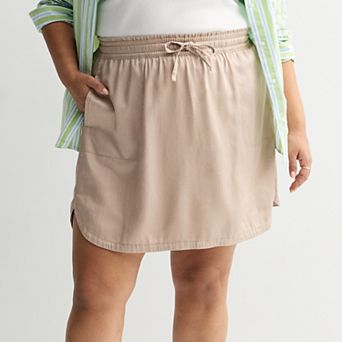 Plus Size Sonoma Goods For Life® Utility Skirt