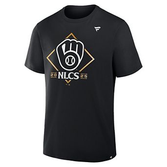 Men's Fanatics Milwaukee Brewers 2025 MLB National League Championship Series Locker Room Graphic Tee