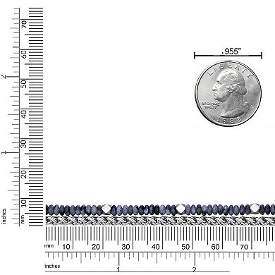 LYNX Men's Stainless Steel & Labradorite Bracelet