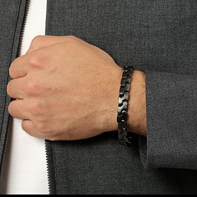 LYNX Men's Stainless Steel Link Chain Bracelet