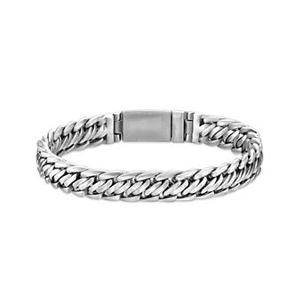 Men's LYNX Stainless Steel Fancy Link Bracelet