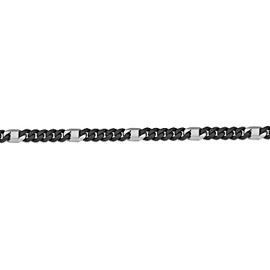 Men's LYNX Stainless Steel Cuban Chain Necklace