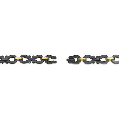 Men's LYNX Stainless Steel Omega Link Chain Bracelet