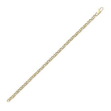 LYNX Gold Tone Stainless Steel Link Chain Bracelet