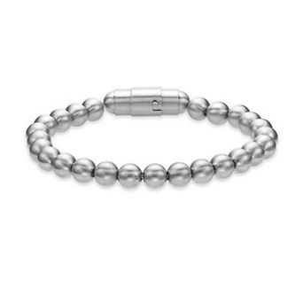 Men's LYNX Stainless Steel Bead Chain Bracelet