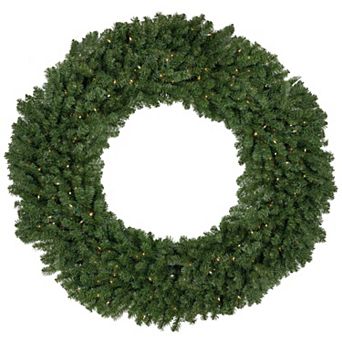Northlight 5-ft. Pre-Lit Commercial Canadian Pine Artificial Christmas Wreath