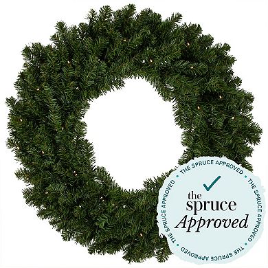 Northlight 5-ft. Pre-Lit Commercial Canadian Pine Artificial Christmas Wreath