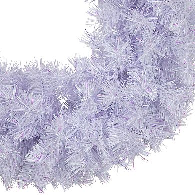 Northlight 36-inch Icy White Iridescent Artificial Christmas Wreath
