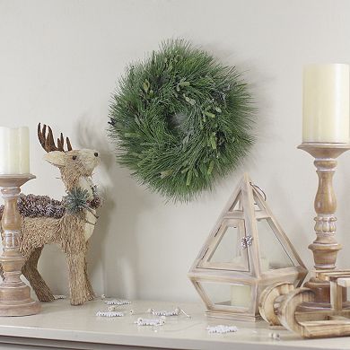 Northlight 12-inch Real Touch™ Pine Sprigs Artificial Christmas Wreath