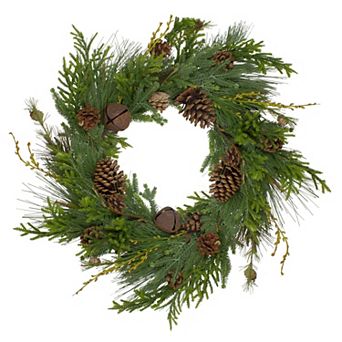 Northlight 26 Inch Rustic Pinecone Artificial Christmas Wreath