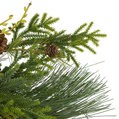 Northlight 26 inch Rustic Pinecone Artificial Christmas Wreath