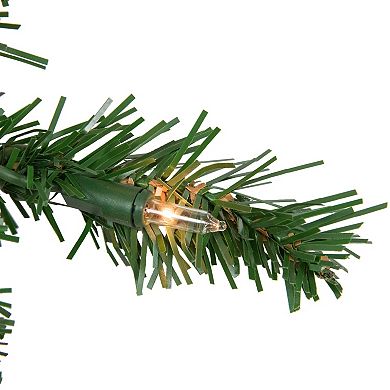 Northlight 10-Inch Pre-Lit Deluxe Dorchester Pine Artificial Christmas Wreath