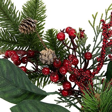Northlight 17-Inch Unlit Pinecones & Berries Artificial Christmas Wreath