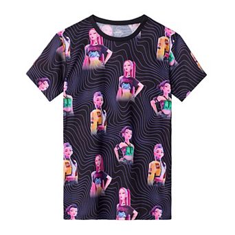 Girls 6-12 K-Pop Demon Hunters Graphic Short Sleeve Sleep Gown