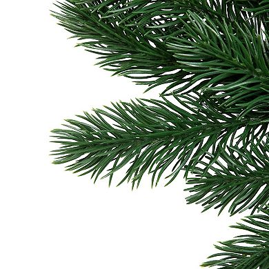 Northlight 24-Inch Unlit Real Touch Evergreen Pine Artificial Christmas Wreath