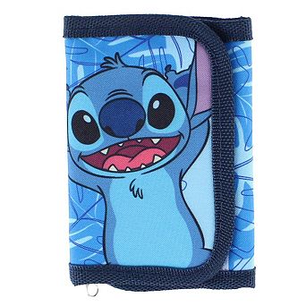 Textiel Trade Kid's Disney Lilo & Stitch Hawiian Hook & Loop Tri Fold Wallet