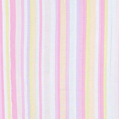 Elegant Emily Women's Woven Striped Sleeveless Duster Gown
