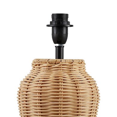 Rattan Accent Table Lamp
